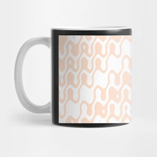 Dreamy, print in pastel coral color Mug